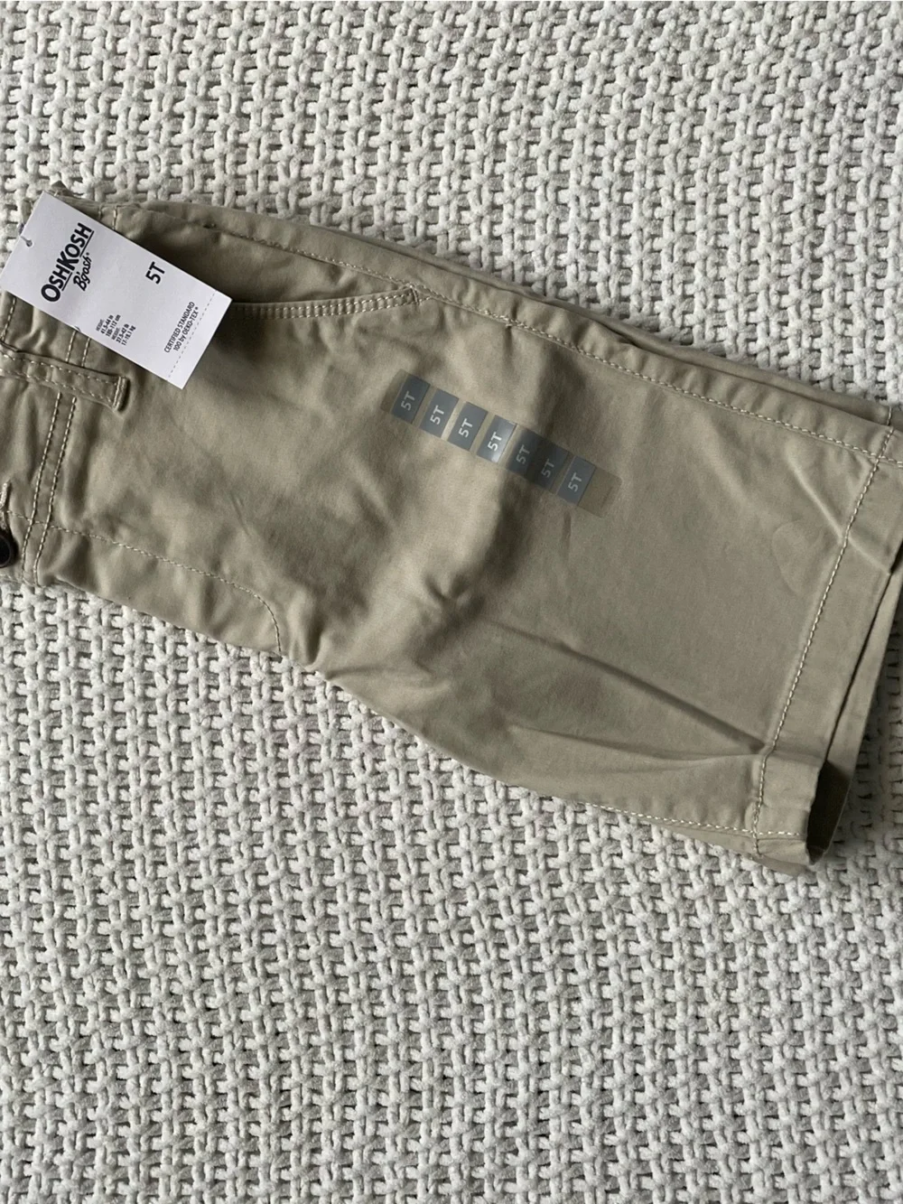 OshKosh B'gosh Boys' Tan Chino Shorts